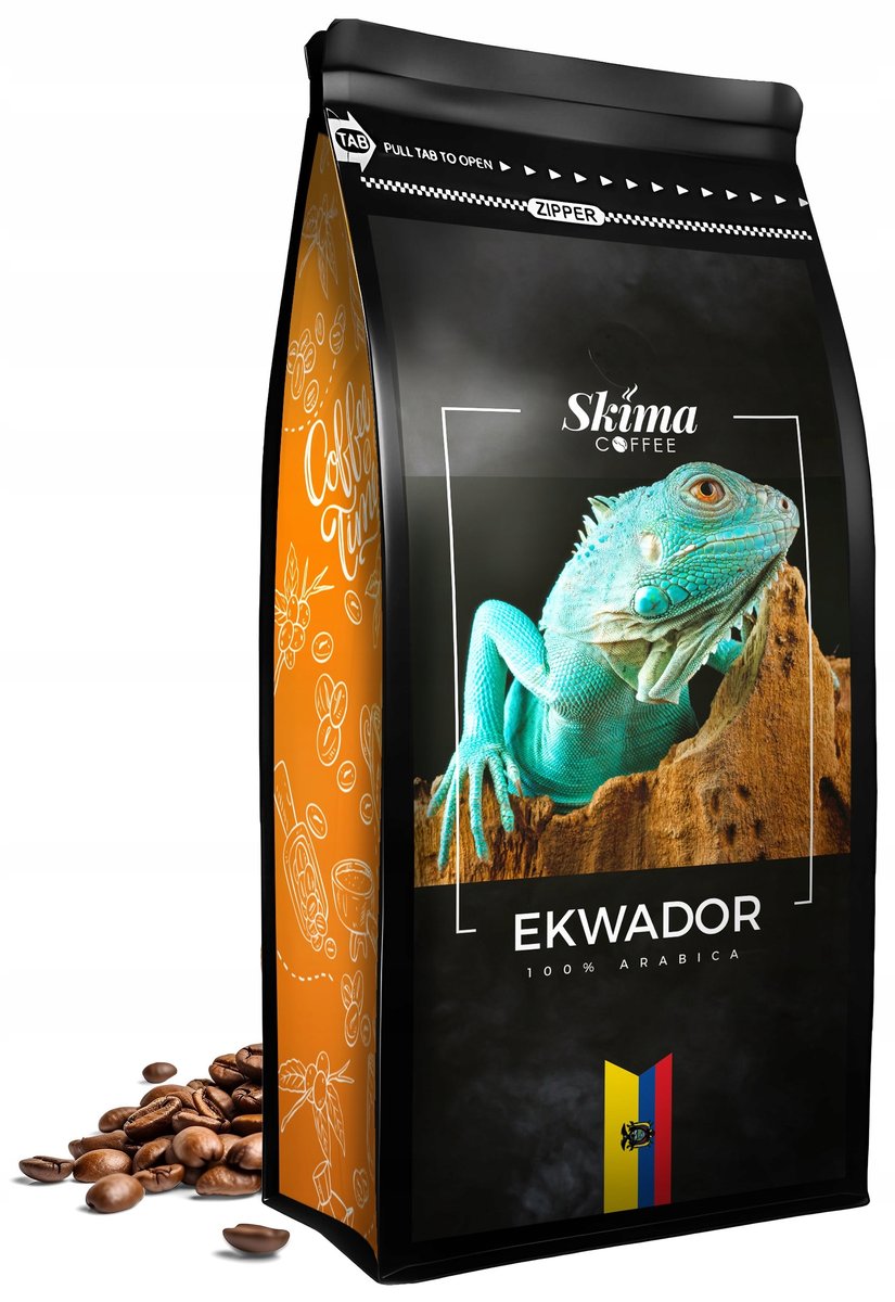 Kawa ziarnista 1kg EKWADOR 100% ARABICA Świeżo Palona do ekspresu