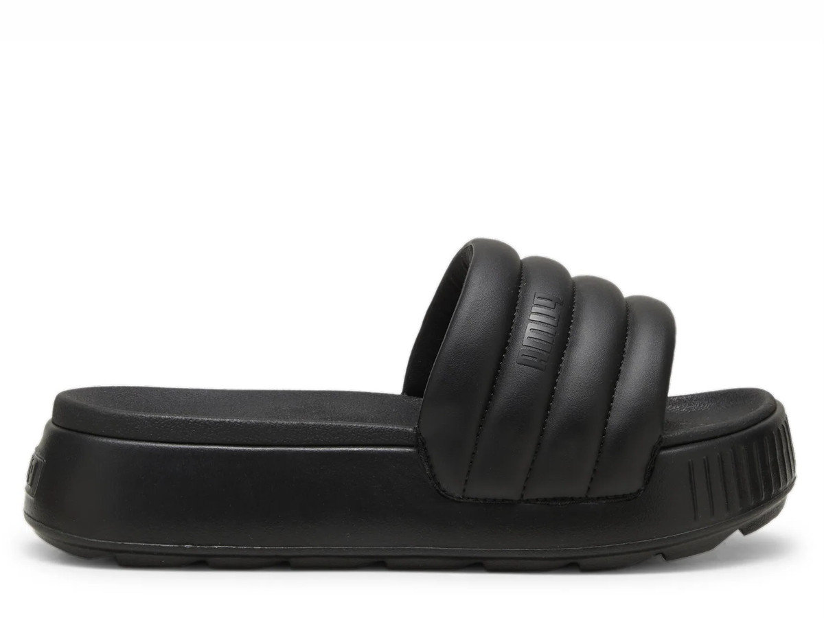Klapki damskie Puma 39539901 KARMEN SLIDE PUFFY WMNS Czarne