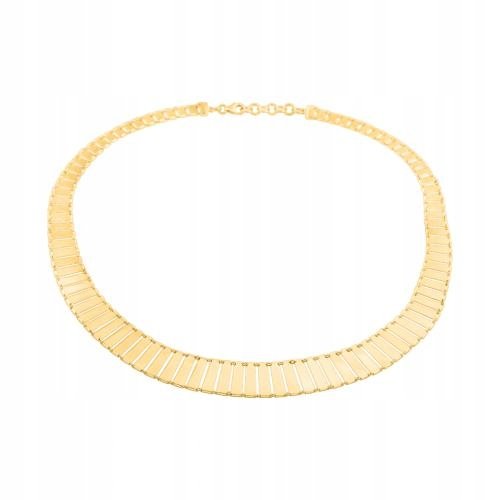 Złoty Naszyjnik Ozdobny 585 21.80 g, 46.00 cm Rodium