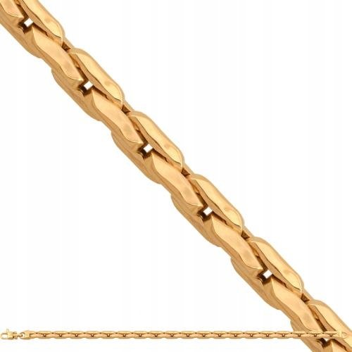 Złoty Łańcuszek Fantazyjny 585 12.50 g, 46.00 cm Rodium