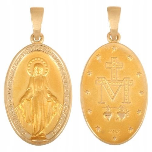 Złoty Medalik 585 8.35 g Rodium