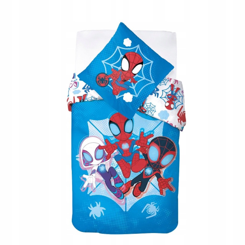 POŚCIEL bawełniana dziecięca SPIDEY SPIDERMAN 160x200 cm SPIDER-MAN MARVEL