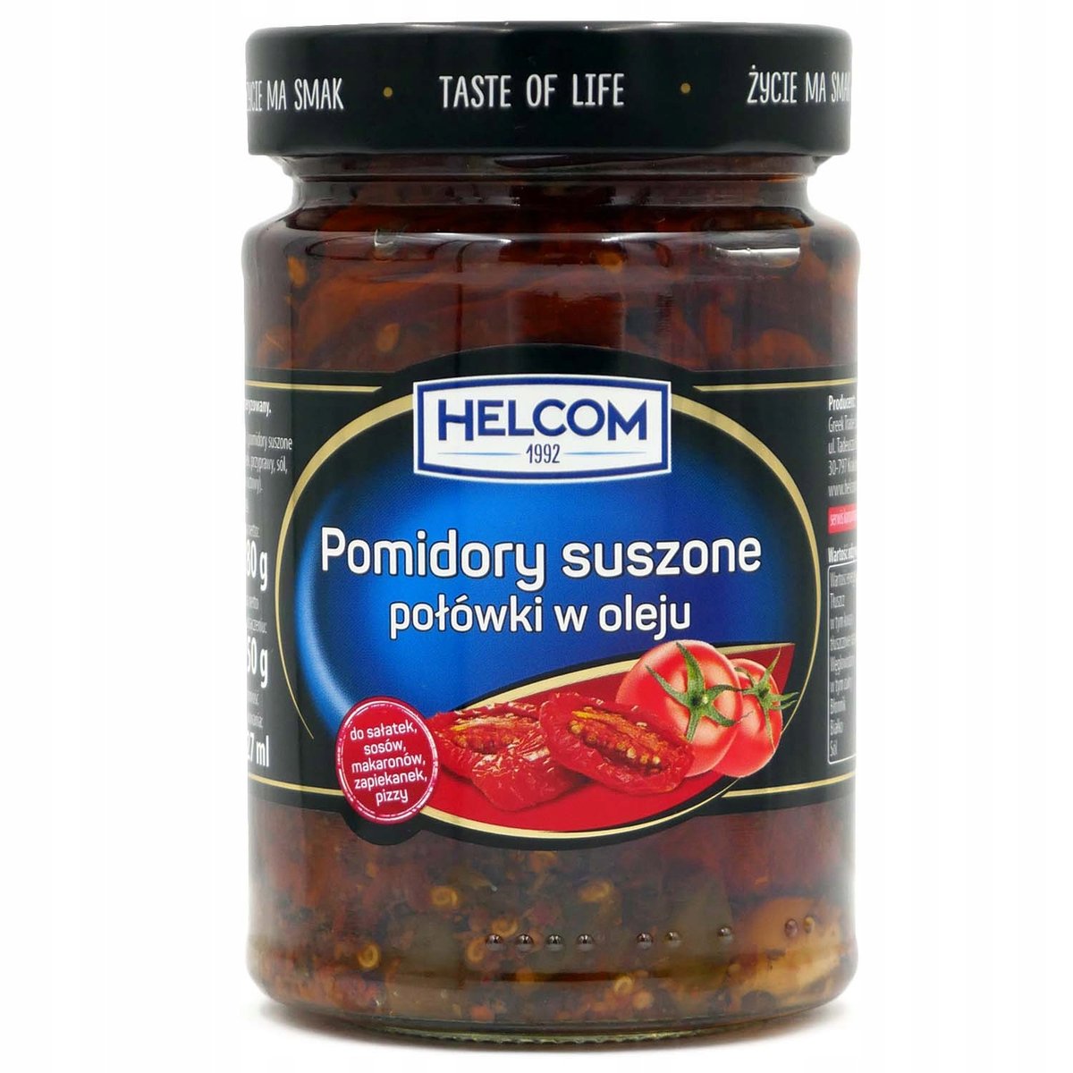 Pomidory Suszone W Oleju Pomidory Połówki 327Ml