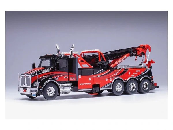 Ixo Models Kenworth T880 Wrecker Black 2018 Black 1:43 Ttr032