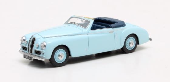 Bristol 400 Dhc By Pininfarina 1948 Blue 1:43 Mx40