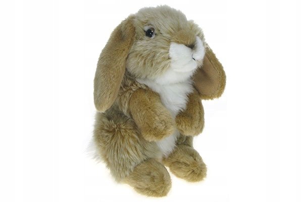 Pluszowe ZOO: maskotka KRÓLICZEK baranek 18cm jas.b (81104) C