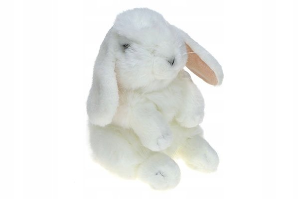 Pluszowe ZOO: maskotka KRÓLICZEK baranek 18cm biały (81104) B