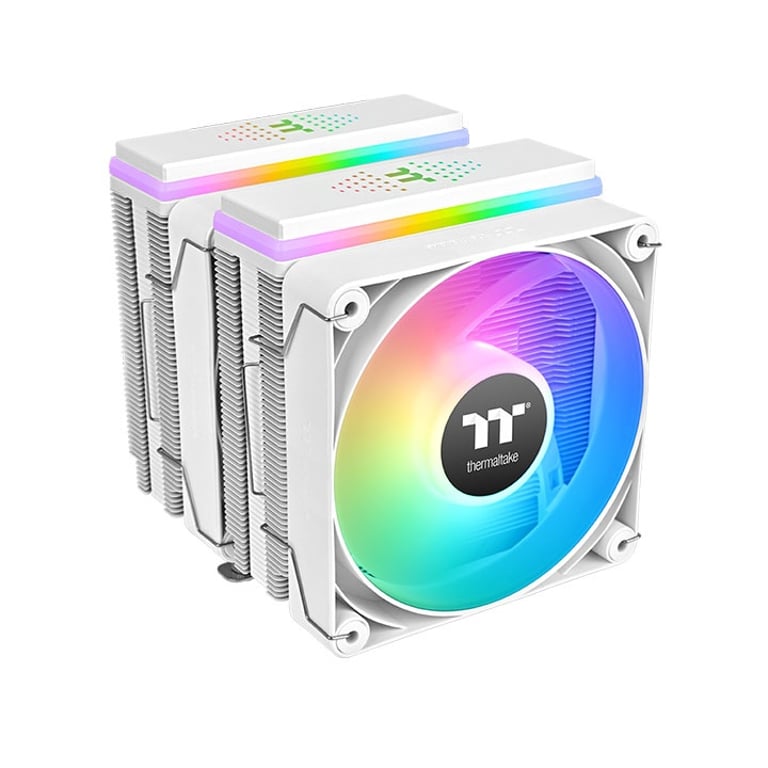 Thermaltake ASTRIA 600 Procesor Chłodnica powietrza 12 cm Biały 1 szt.