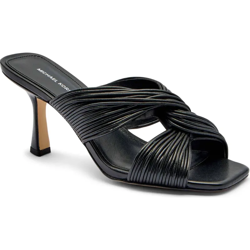 Michael Kors Klapki na szpilce ALESSIA z dodatkiem skóry