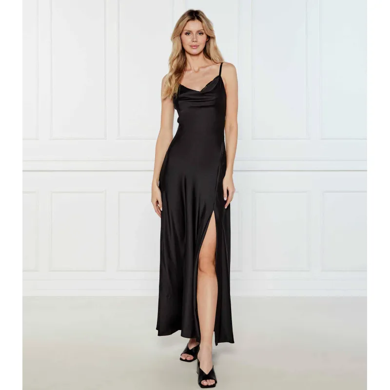 GUESS Satynowa sukienka ADLE