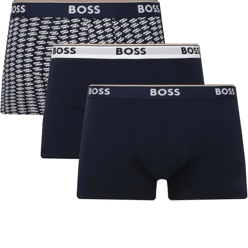 BOSS BLACK Bokserki 3-pack Power Des