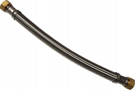 Wężyk przyłączeniowy Tucai Wąż stalowy do wody EXTRA TWIST WW-3/4 x 3/4 L=80 cm [5/30]