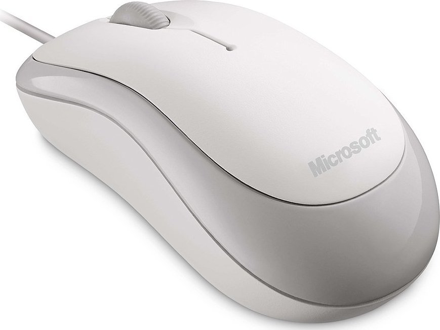 Microsoft Ready Mouse, Optical, USB Type-A, 800 DPI, White 3EG-00008