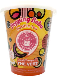 Napój Bubble Tea Popping Boba Drink Lychee & Mango 350ml - O''s Bubble