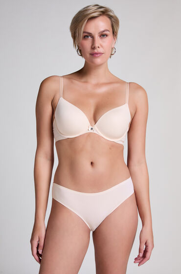Hunkemöller Niewidoczne brazyliany Beżowy