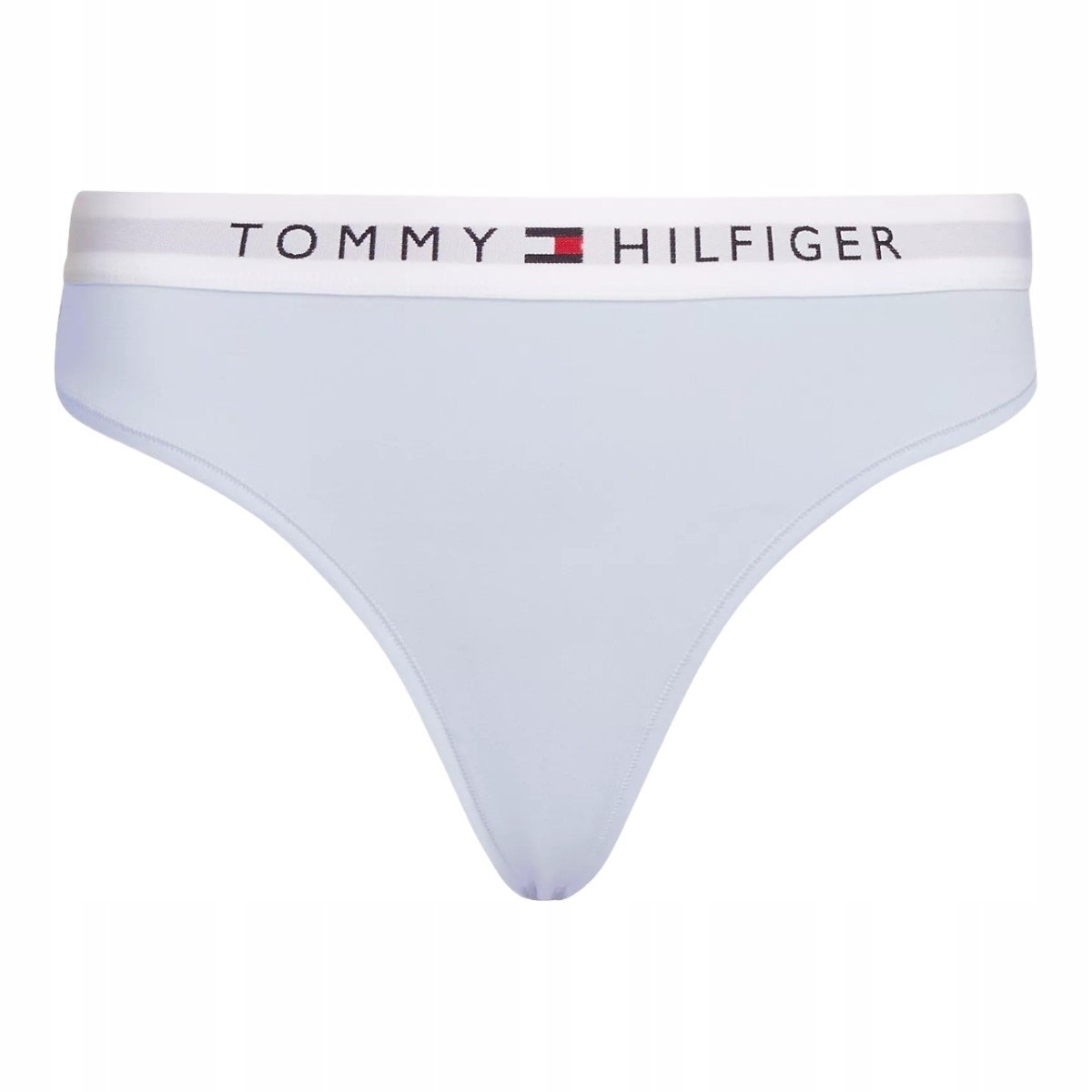 TOMMY HILFIGER STRINGI MAJTKI DAMSKIE THONG (EXT SIZES) NIEBIESKIE r.M