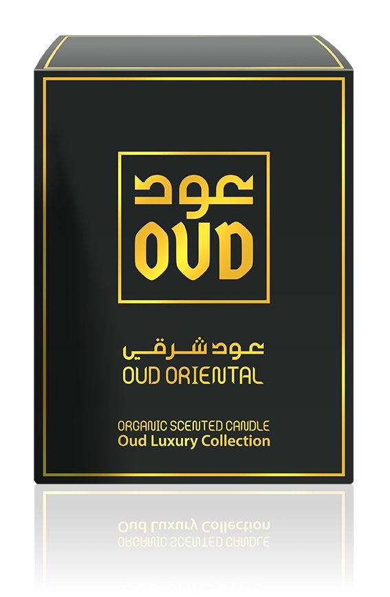 OUD LUXURY ORGANICZNA ŚWIECA ZAPACHOWA OUD ORIENTAL 220ML ARABSKA Z DUBAJU