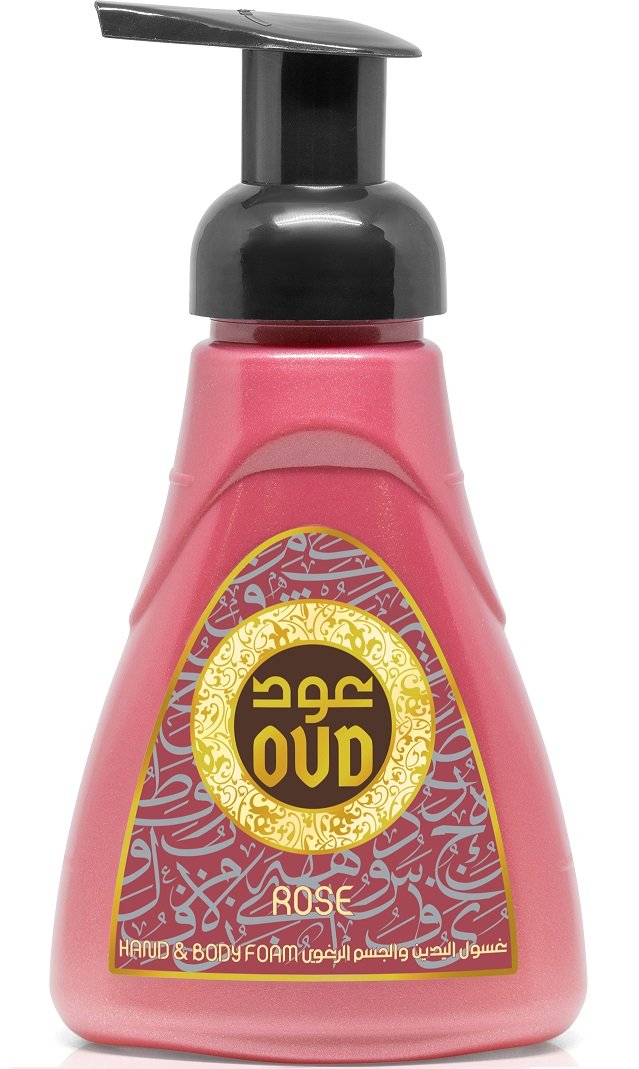 OUD LUXURY ROSE 300ML PIANKA DO MYCIA CIAŁA I RĄK ARABSKA Z DUBAJU PREMIUM