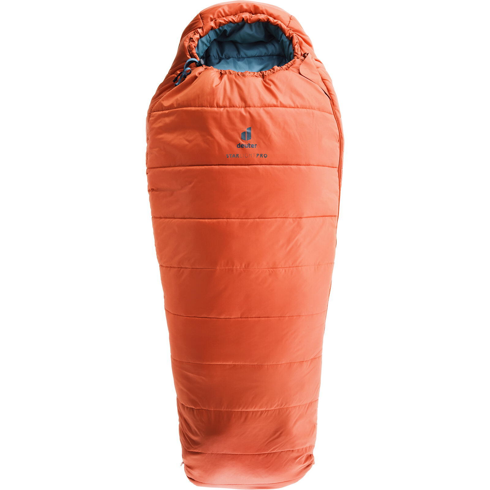 Deuter Unisex Starlight Pro śpiwór dziecięcy, papryka-niebieski (Papryka-Slateblue), regularny 3720221