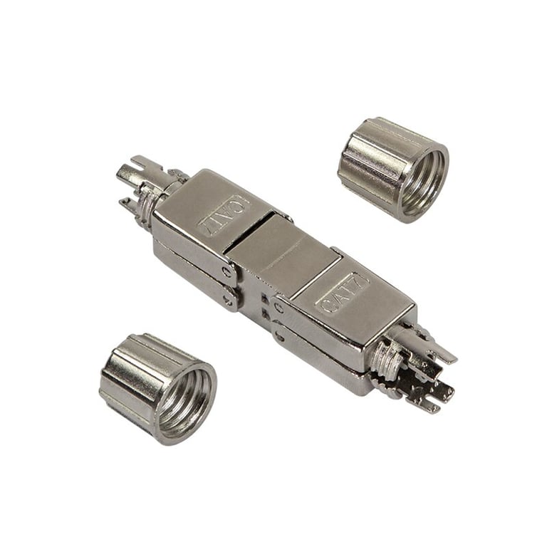 LogiLink MP0057 wtyczka Cat.6A, Cat.7, Cat.7A Metaliczny