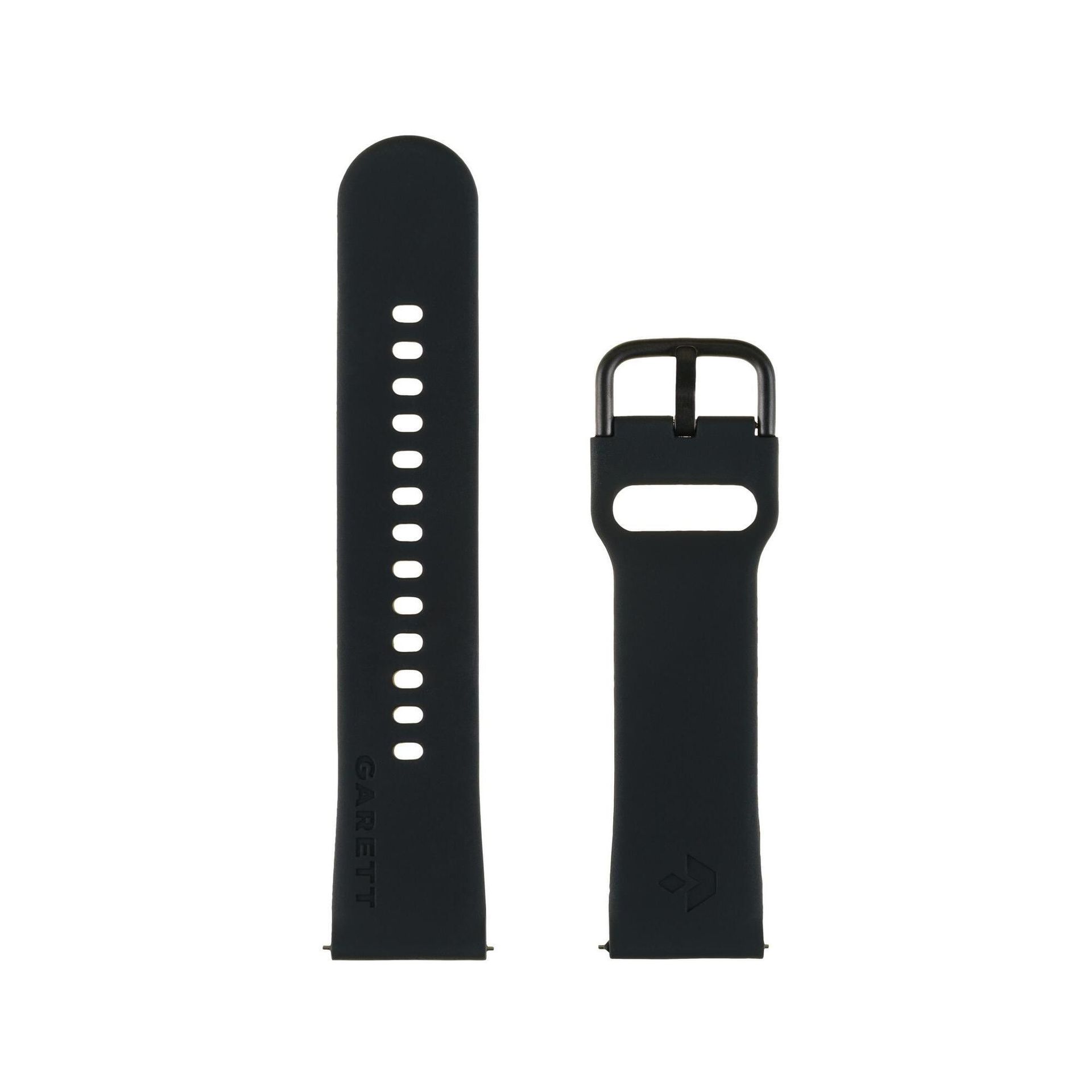 Garett czarny silikonowy pasek do smartwatcha 20 mm 5904238485958