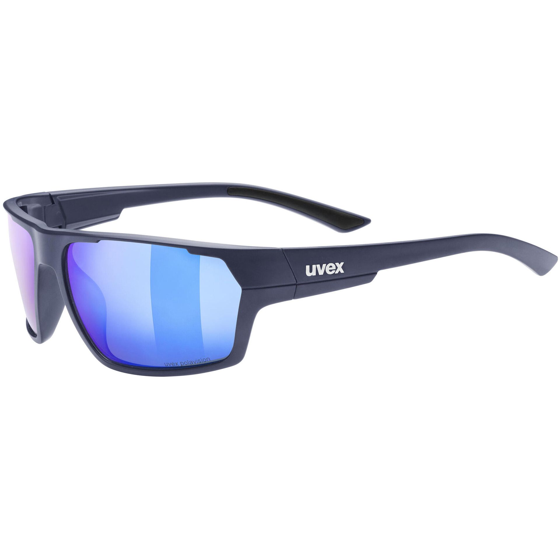 Okulary przeciwsłoneczne UVEX Sportstyle 233 P deep space mat/mirror blue