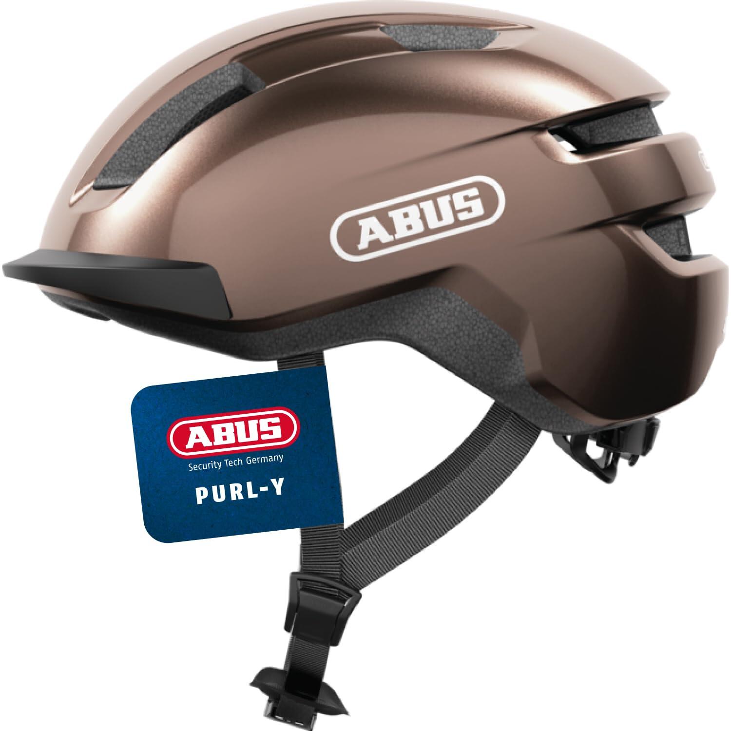 Kask rowerowy Abus PURL-Y, dla dorosłych i młodzieży, S, metaliczny miedziany AS