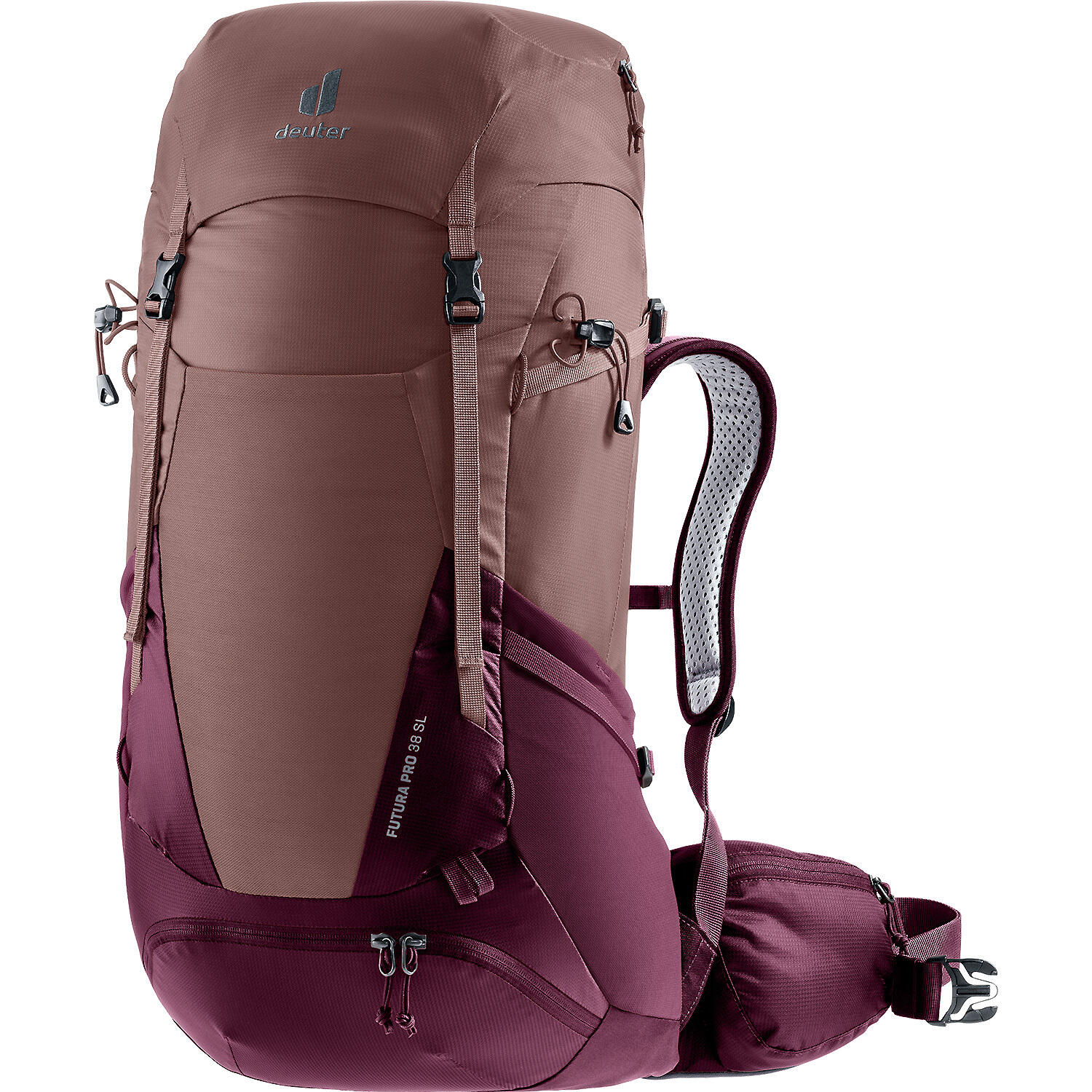 Plecak turystyczny damski Deuter Futura Pro 38 SL - ashrose/cassis