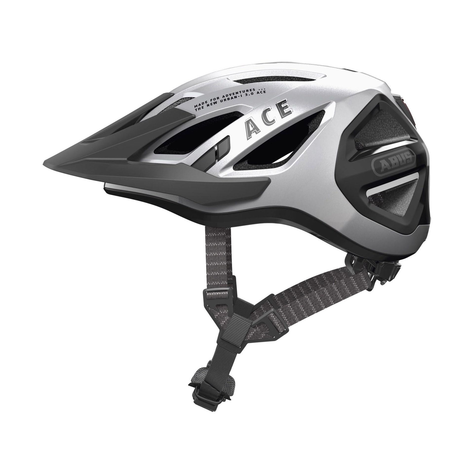 Kask rowerowy Abus Urban-I 3.0 gleam silver M 52-58