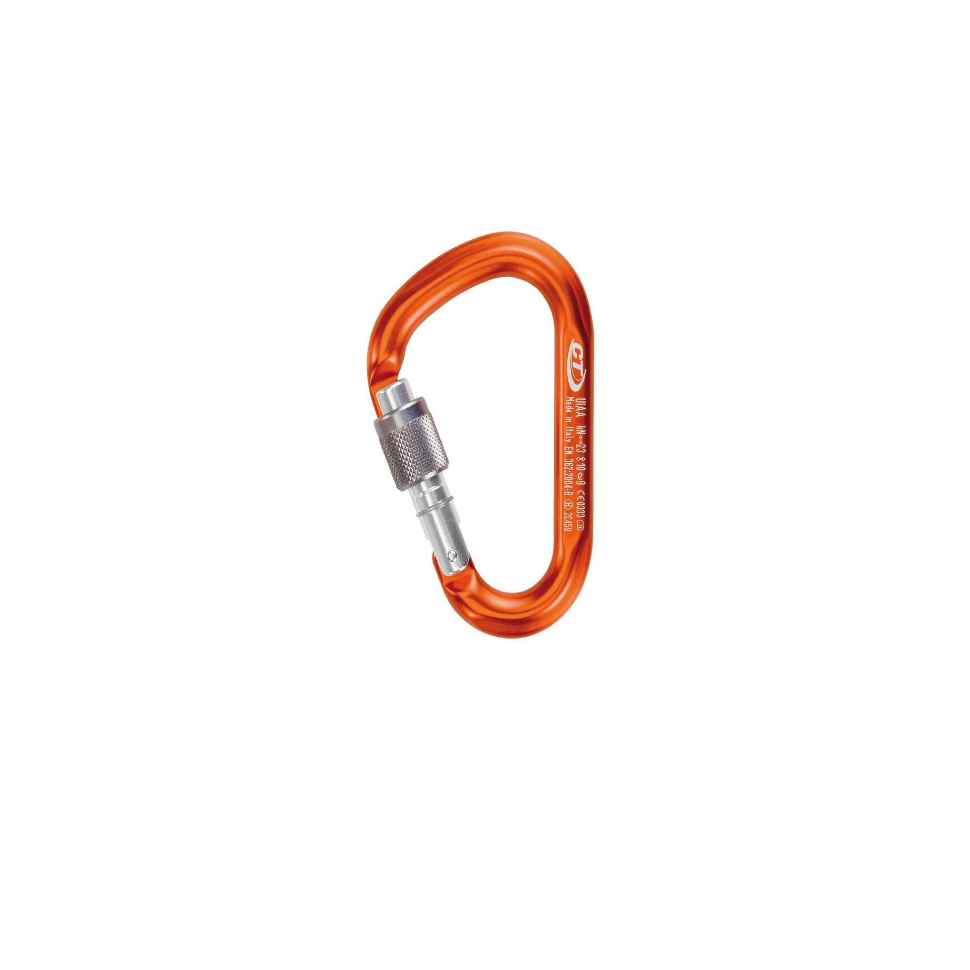 Climbing Technology Karabinek SNAPPY CF SG Screw Gate) kolor pomarańczowy