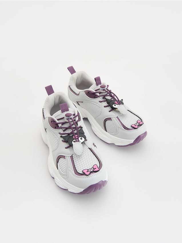 Reserved - Sneakersy Kuromi - jasnoszary