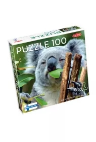 Puzzle 100 el. Koala delektuje się eukaliptusem