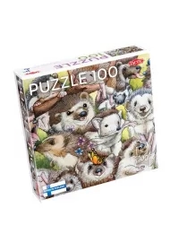 Puzzle 100 el. Jeże