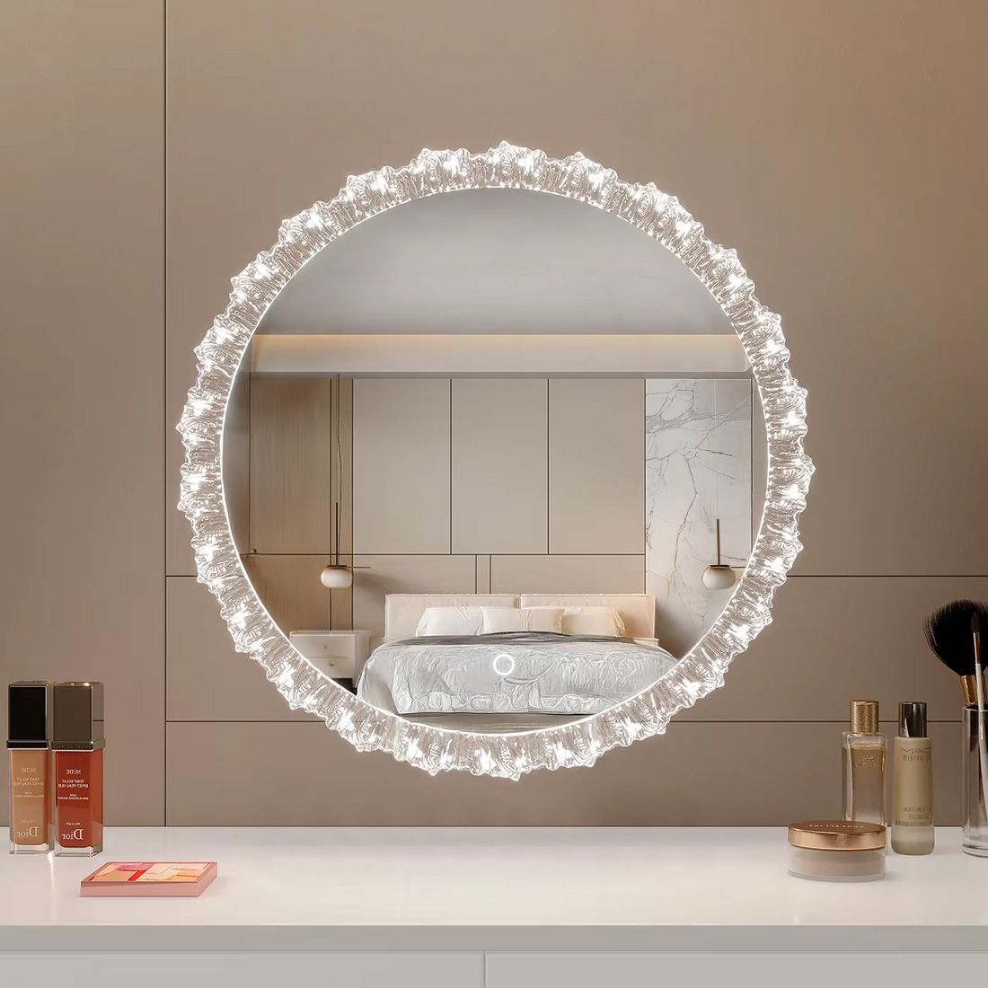 Tutumi LUSTRO ŚCIENNE LED KRYSZTAŁOWE 60cm YH-3561