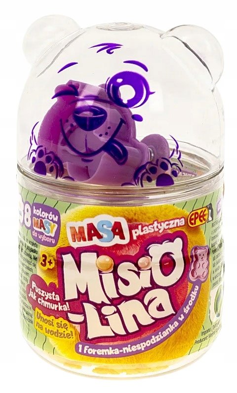 Misiolina masa plastyczna unosi się na wodzie pomarańcz 60g + foremka Epee