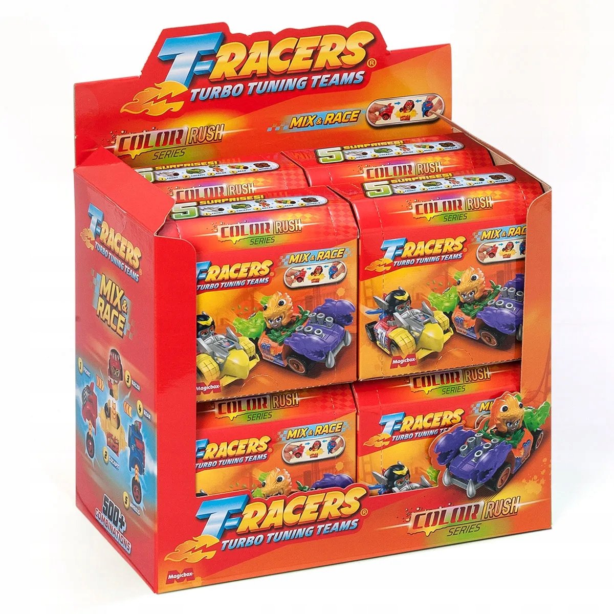 T-RACERS COLOR RUSH MIX&RACE Seria 5 - BOX 8szt.