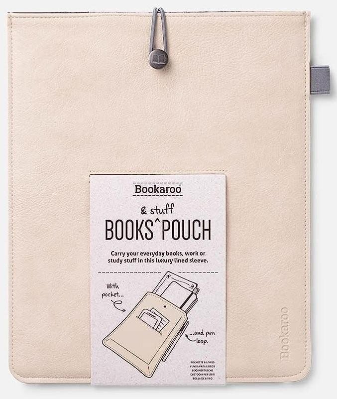 Bookaroo Books & Stuff - etui na książkę - kremowe
