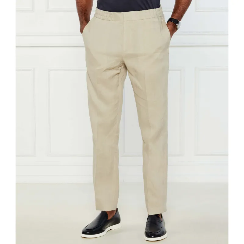 TIGER OF SWEDEN Lniane spodnie Tannen Slim Fit