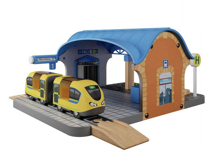 Playtive Zestaw Do Rozbudowy Kolejki Dworzec