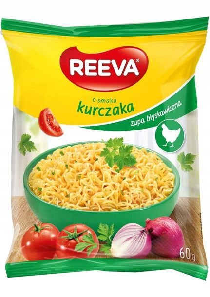 Reeva Zupa błyskawiczna o smaku kurczaka 60 g