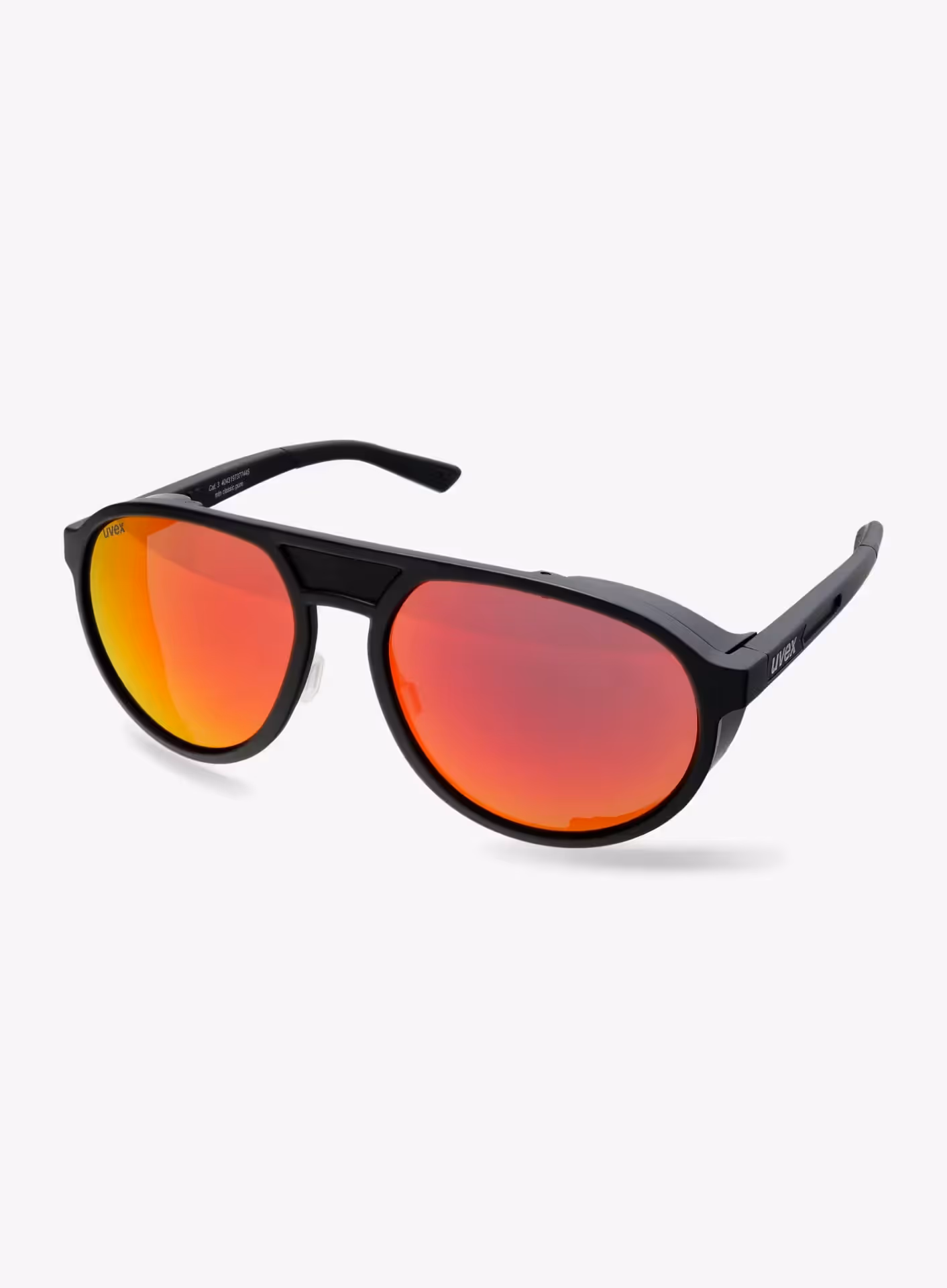 Okulary przeciwsłoneczne Uvex MTN Classic Pure - black/mirror red/supravision