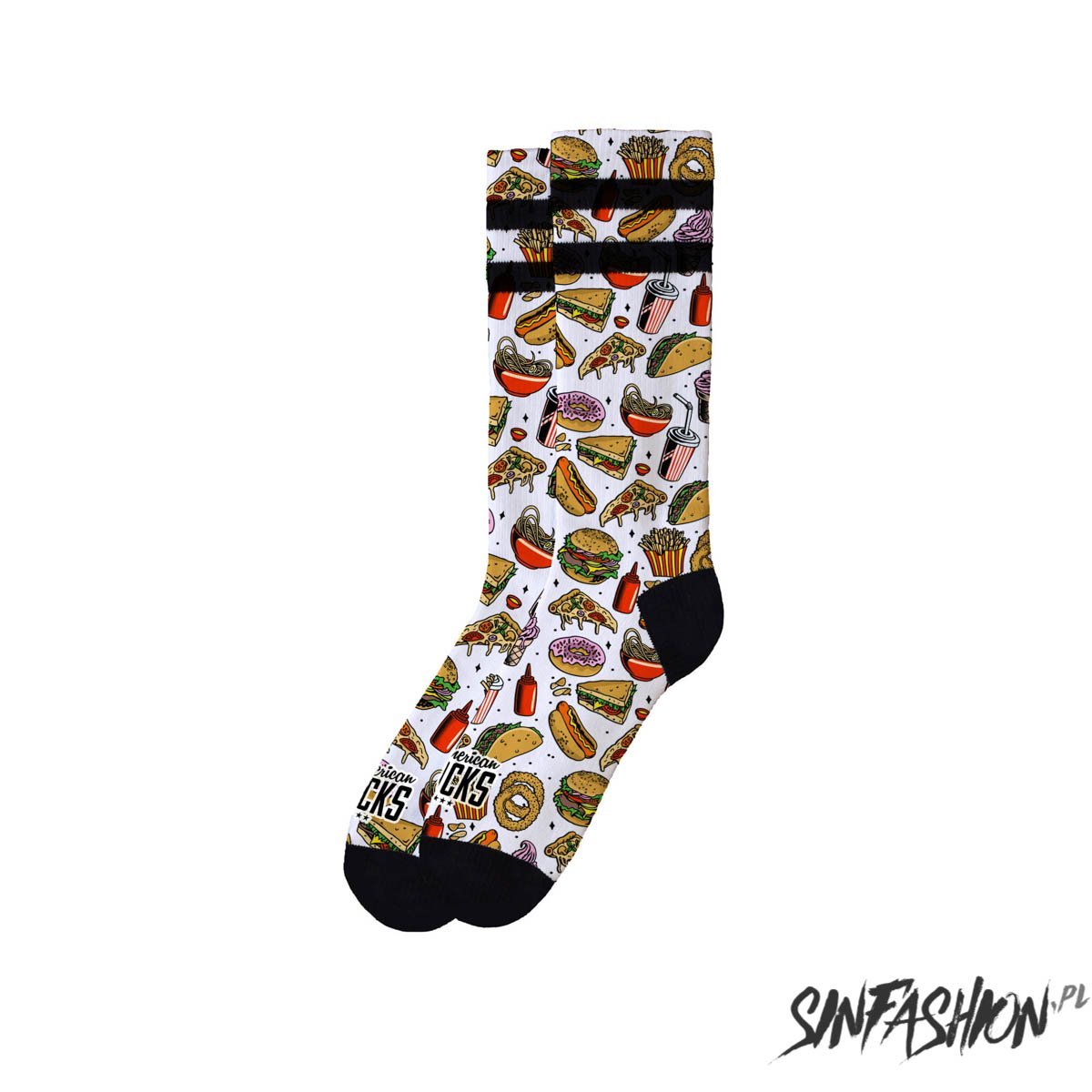 Skarpetki American Socks Junk Food Mid High Signature-L