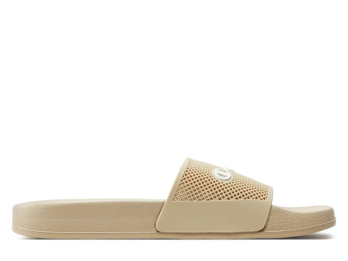 Klapki damskie Champion S11512YS015 DAYTONA SLIDE Beżowe