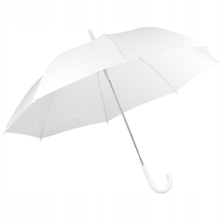 Parasol automatyczny, długi, XL sma biały