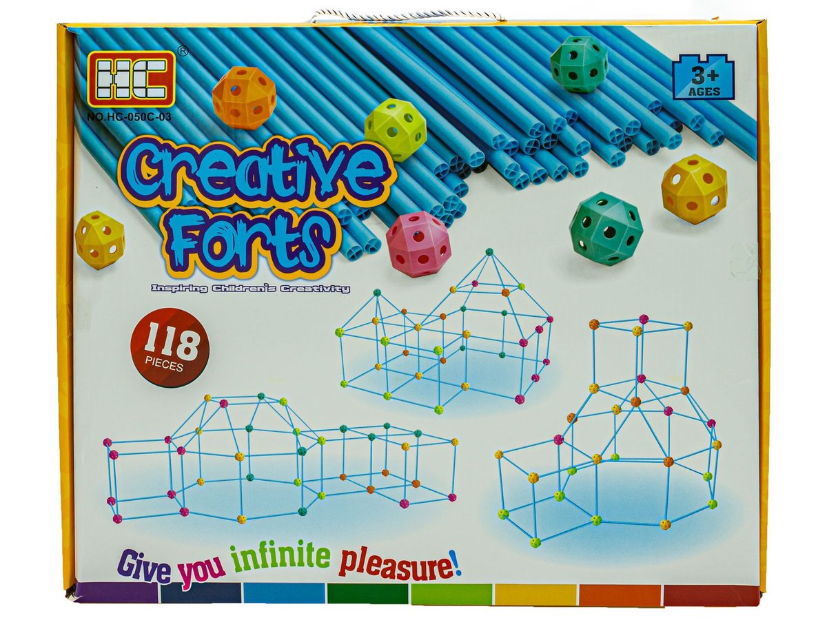 ZESTAW SŁOMKI KONSTRUKCYJNE, KLOCKI, DLA DZIECI