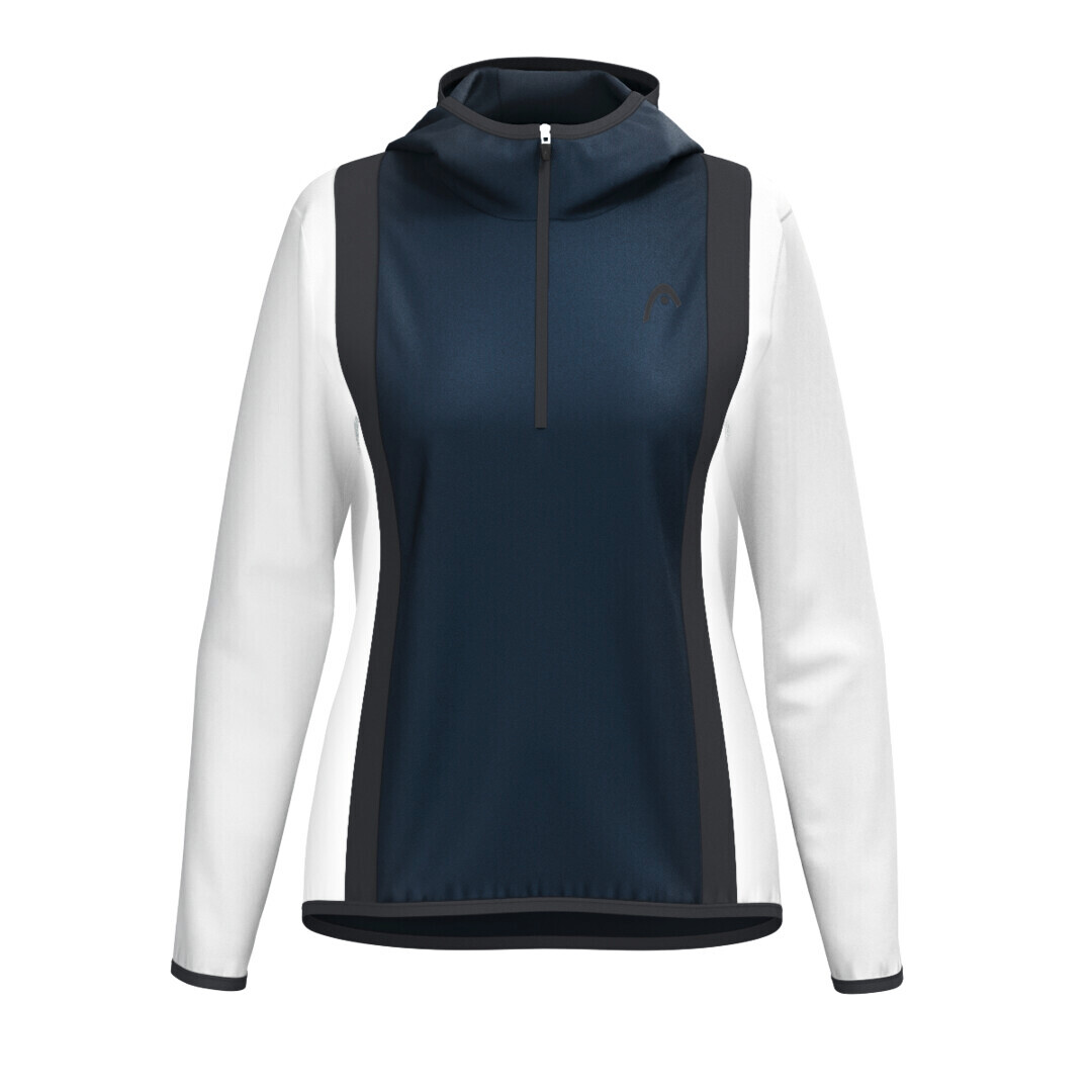Bluza damska Head CLUB 25 TECH Hoodie Women Navy/White L