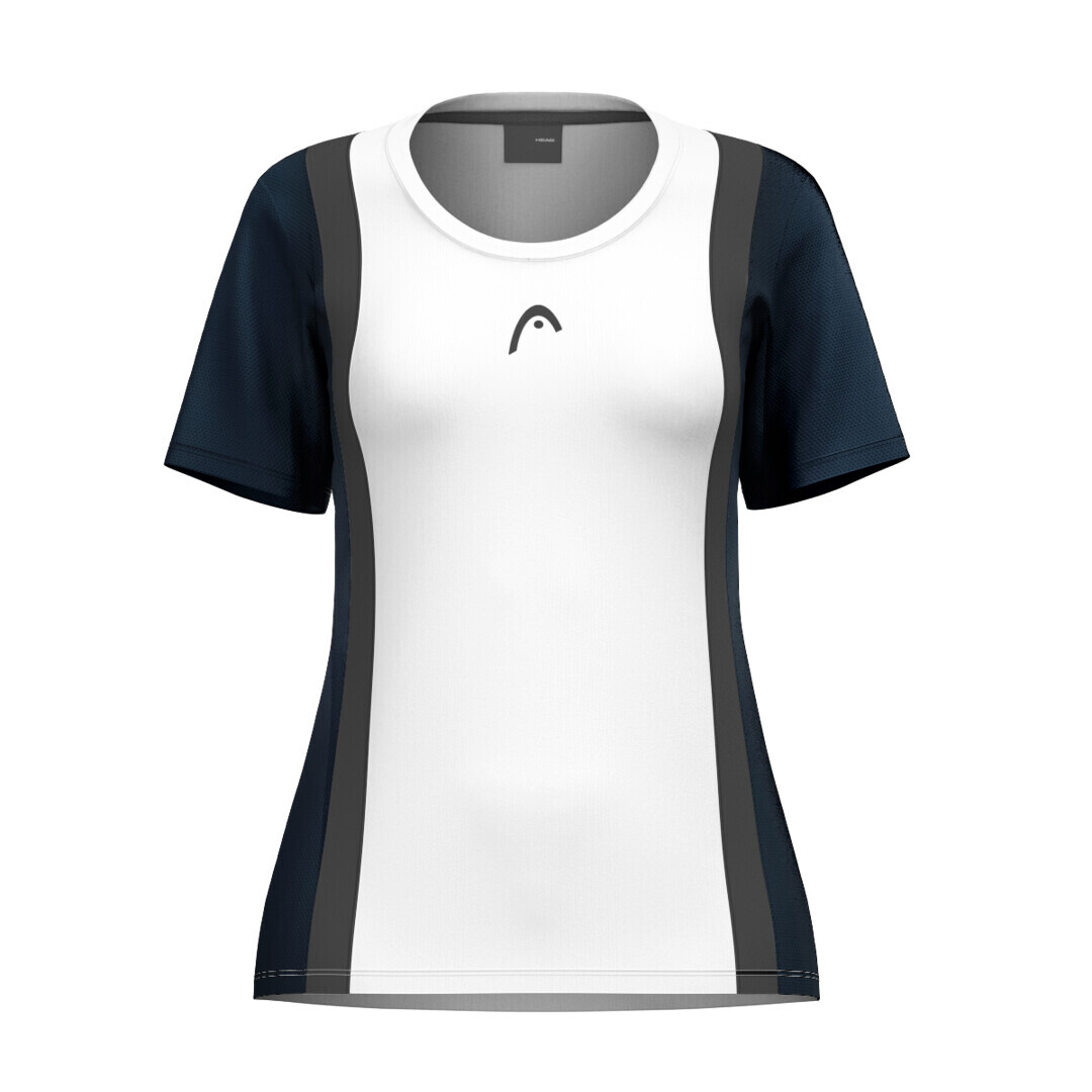 Koszulka damska Head CLUB 25 TECH T-Shirt Women Navy/White M