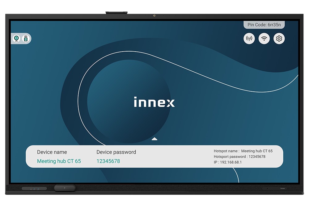 Monitor interaktywny INNEX CT75 kamera 4K, mikrofony
