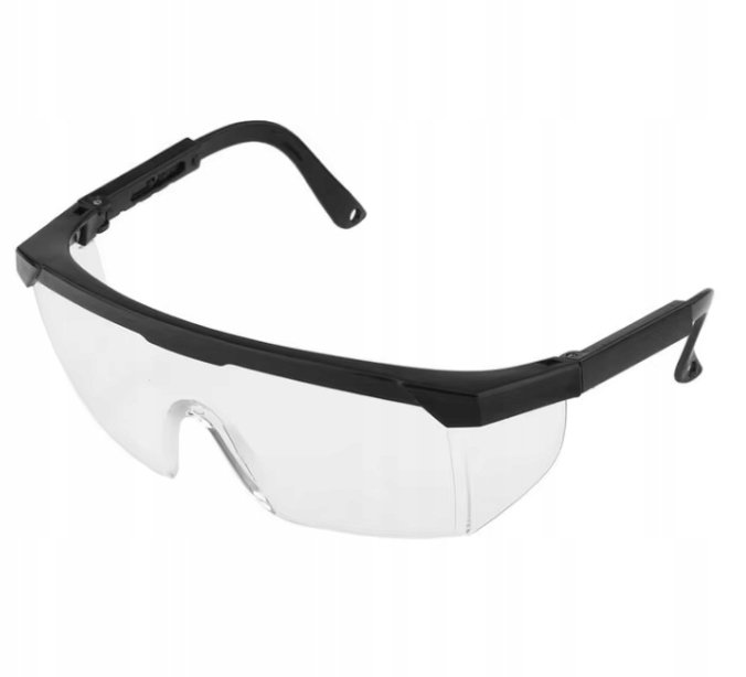 Okulary ochronne chroniące przed rozpryskami