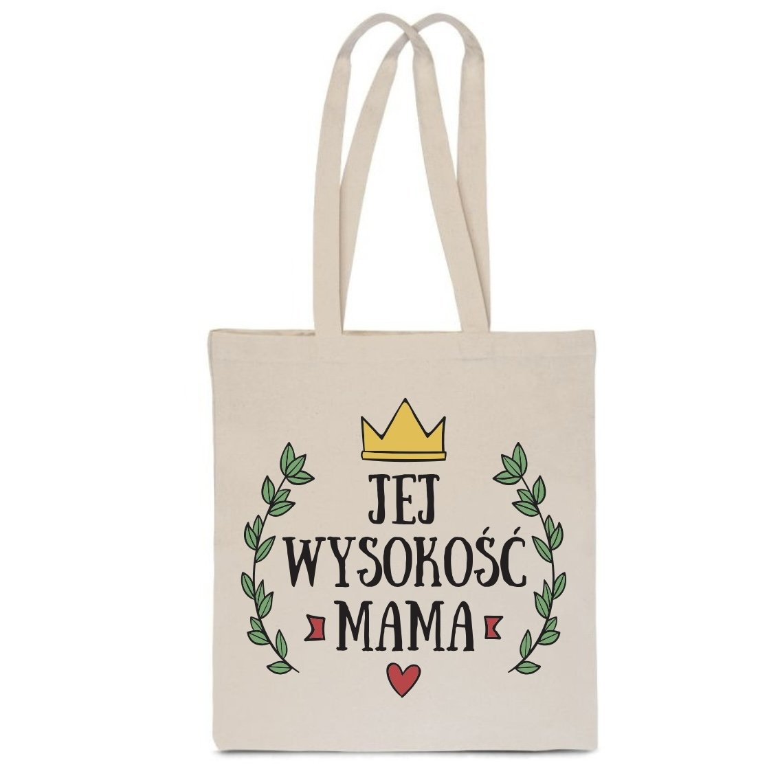 EKO TORBA Bawełniana ecru prezent dla JEJ WYSOKOŚĆ MAMA Dzień Matki TT_421